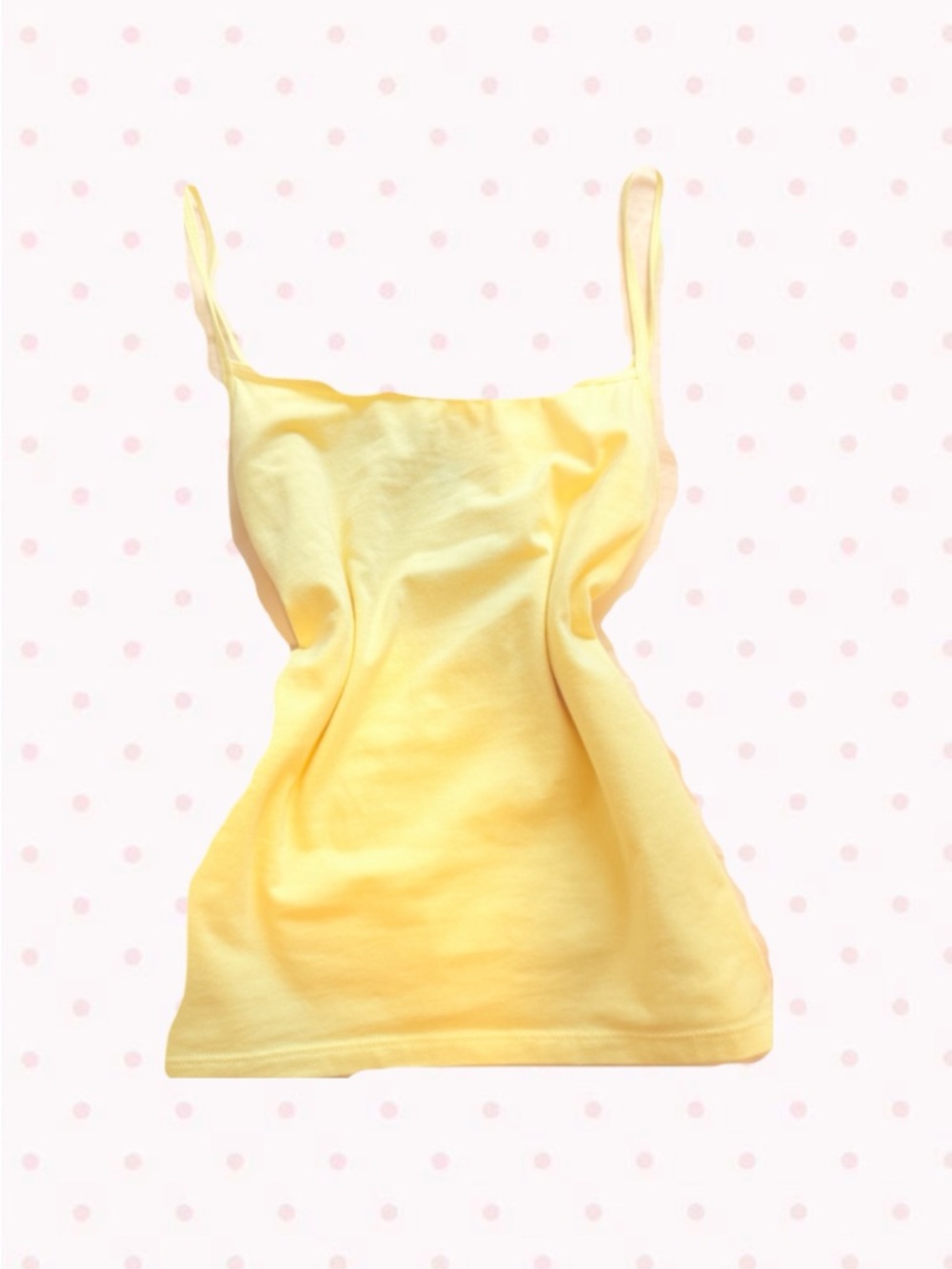cute summer yellow tank top!